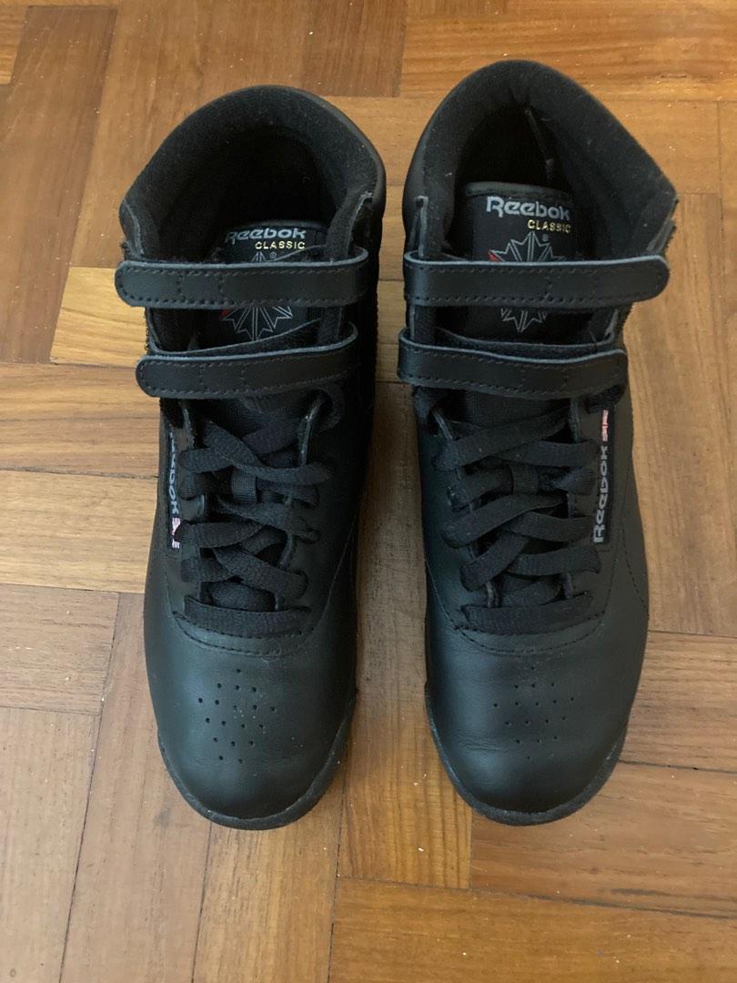 Reebok high clearance tops black