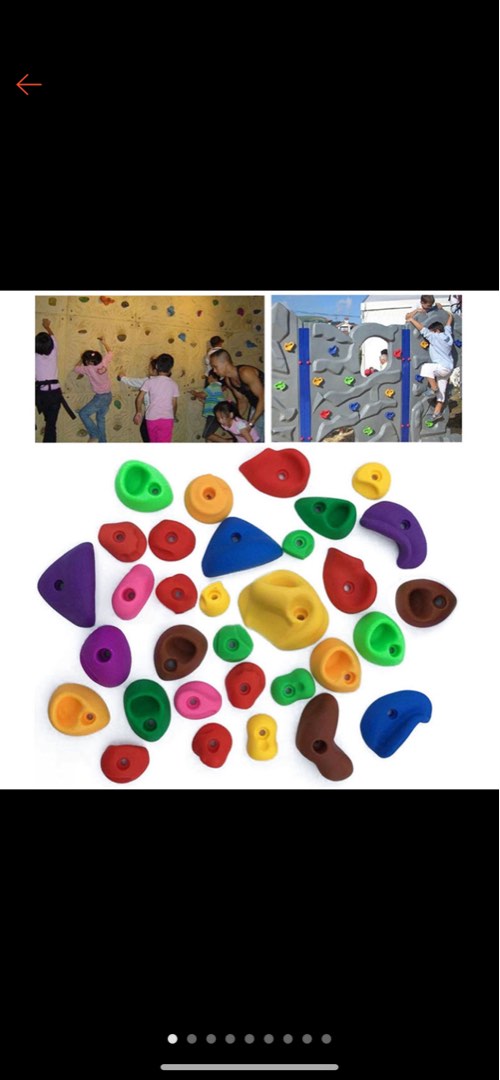 Rock climbing steps for kids, Hobbies & Toys, Toys & Games on Carousell