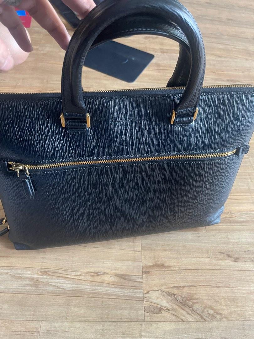 Salvatore ferragamo laptop bag discount