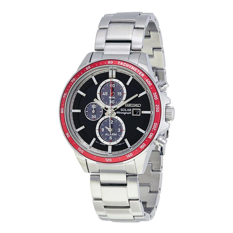 Seiko Solar Chronograph Alarm SSC433 SSC433P1 SSC433P Men's Watch STAINLESS  STEEL MEN'S SILVER WATCH, Men's Fashion, Watches & Accessories, Watches on  Carousell