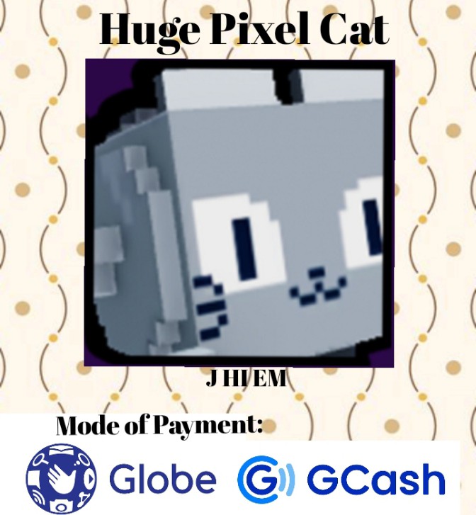 Selling Huge Pixel Cat !!!, Video Gaming, Gaming Accessories, InGame