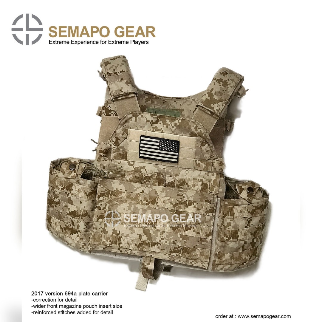 Semapo Gear製 LBT 6094A AOR1 プレートキャリア - ミリタリー