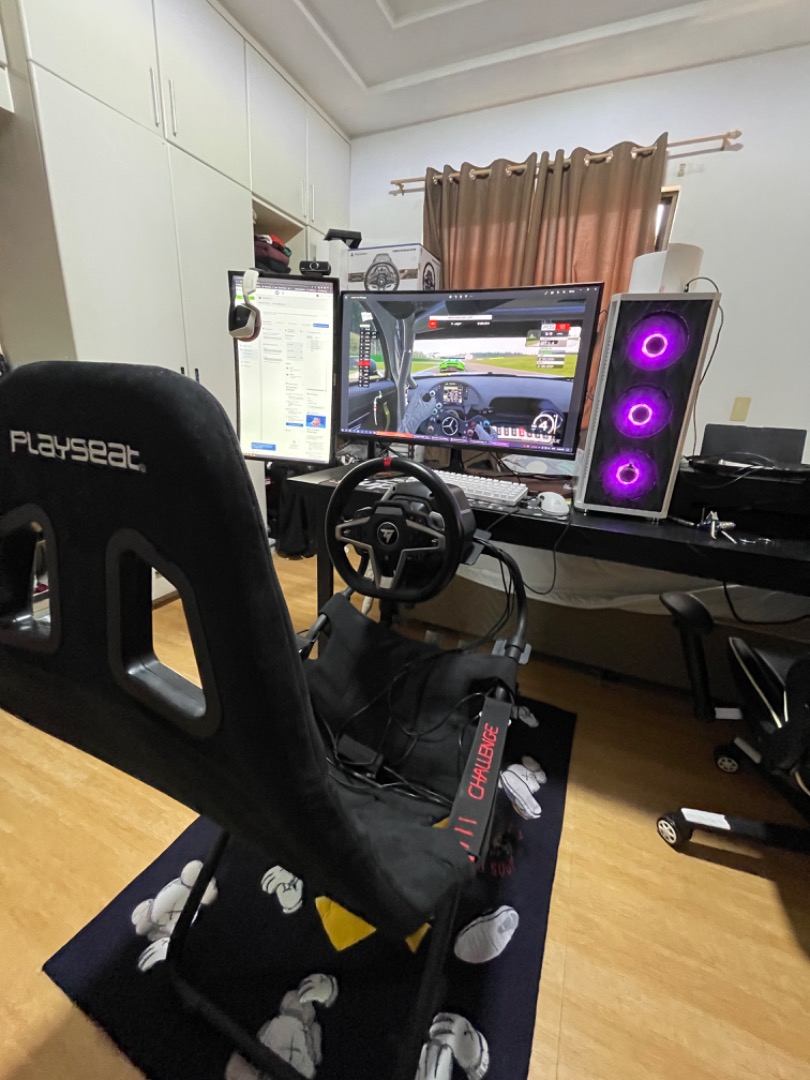 Desk Support Bar and Thrustmaster T248 : r/simracing