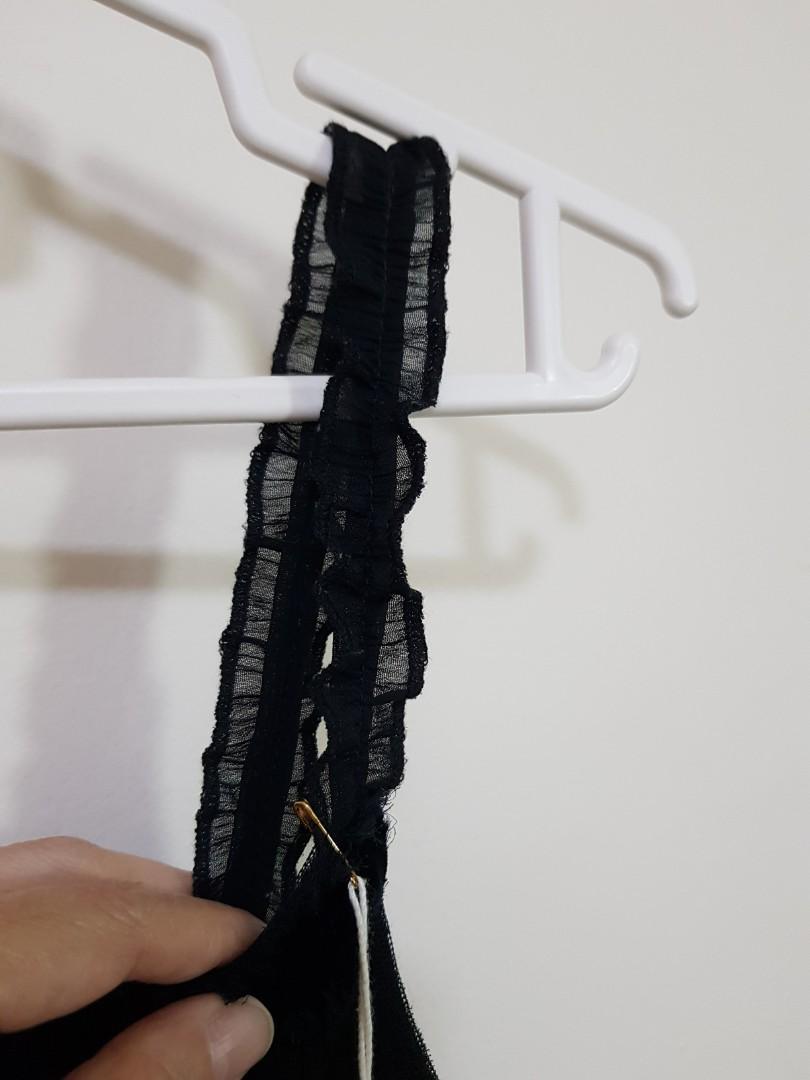 Smart Casual Black Top, Women's Fashion, Tops, Sleeveless on Carousell