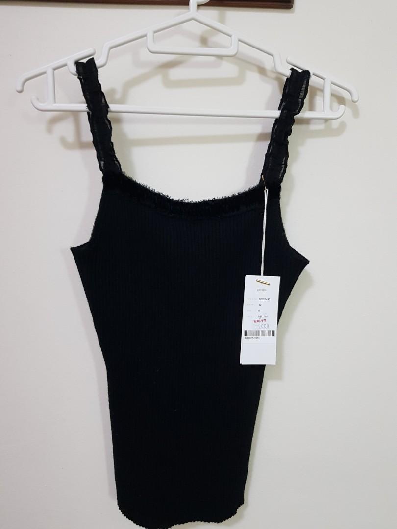 Smart Casual Black Top, Women's Fashion, Tops, Sleeveless on Carousell
