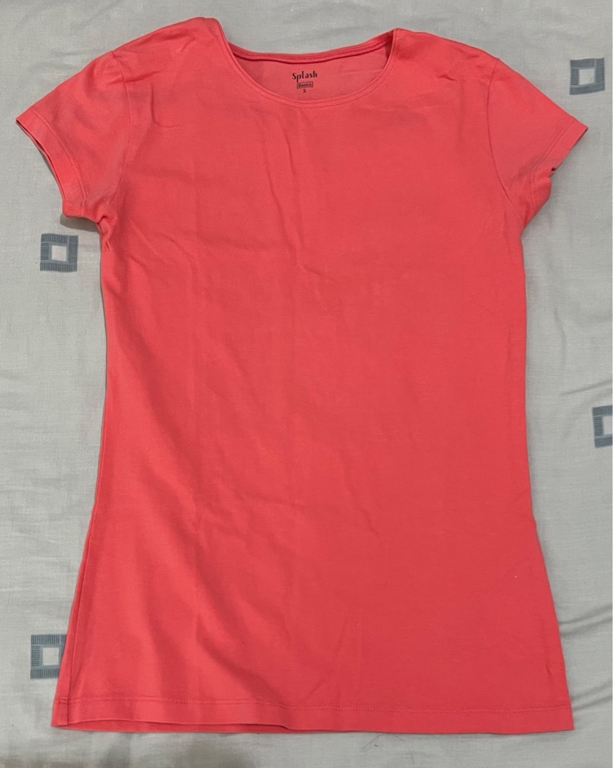 Splash Basic Tee, Women's Fashion, Tops, Shirts on Carousell