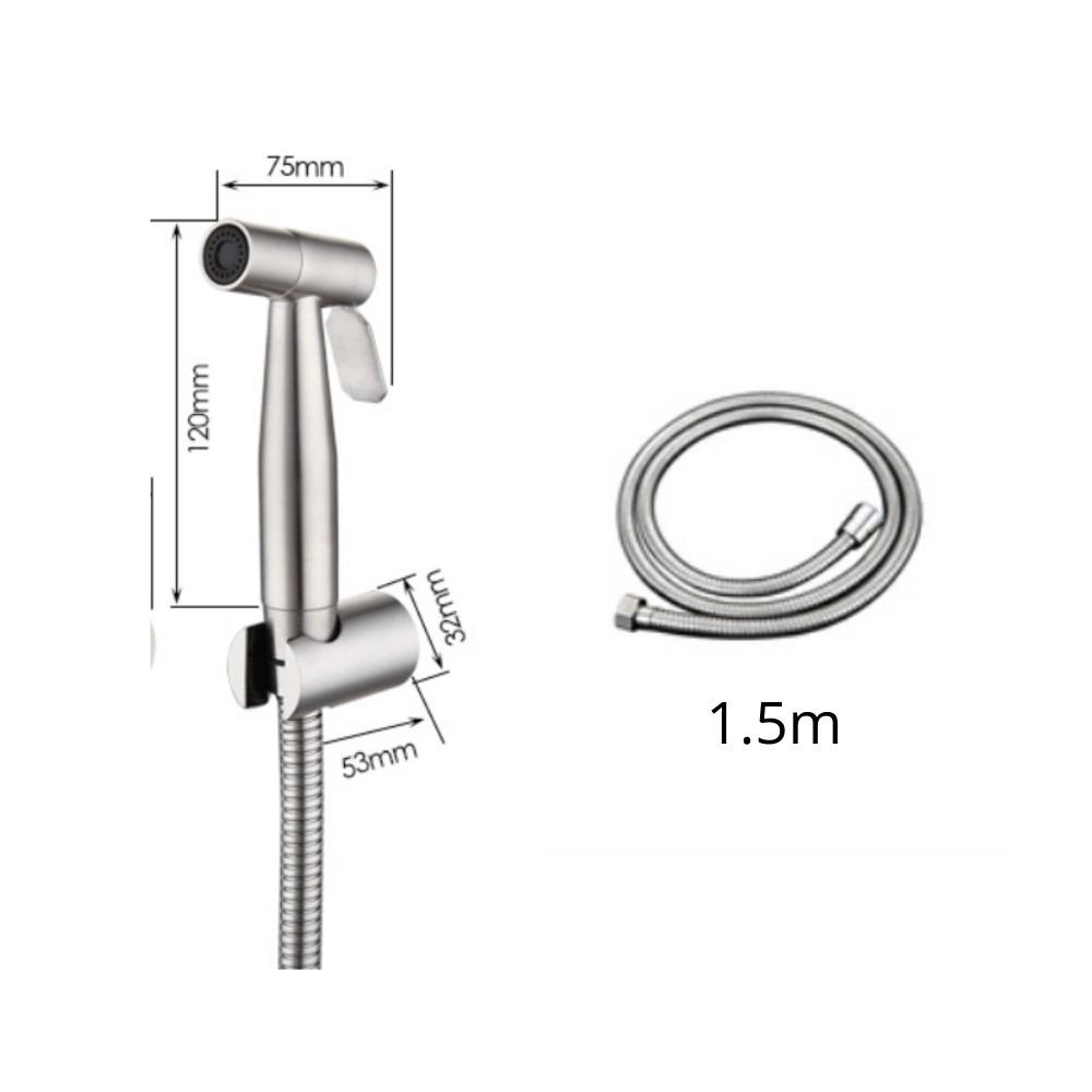 Stainless Steel Handheld Bidet Sprayertoilet Bidet Setbidet Spray Set With Metal Hosespray 6207