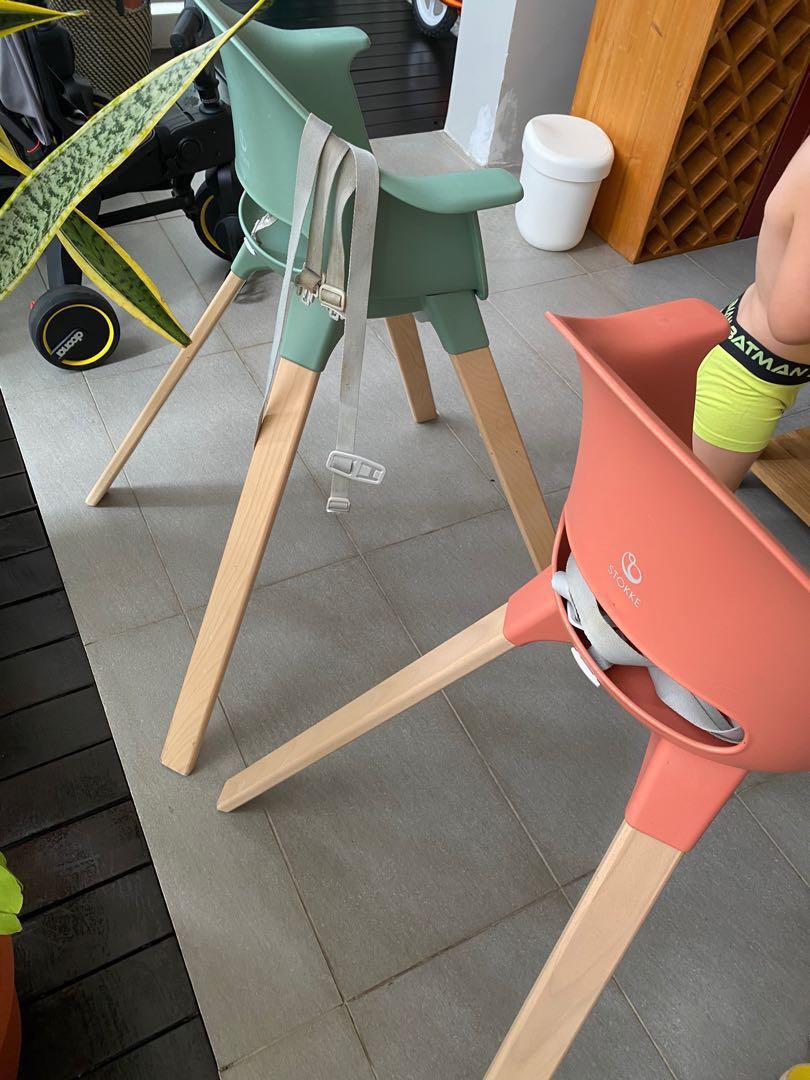 Stokke clikk high on sale chair coral
