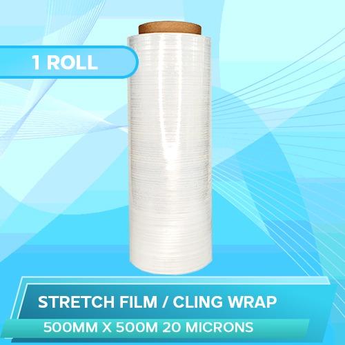 Stretch Film / Stretch Wrap / Jack Film 500mm X 3kg. Approx. 650 700