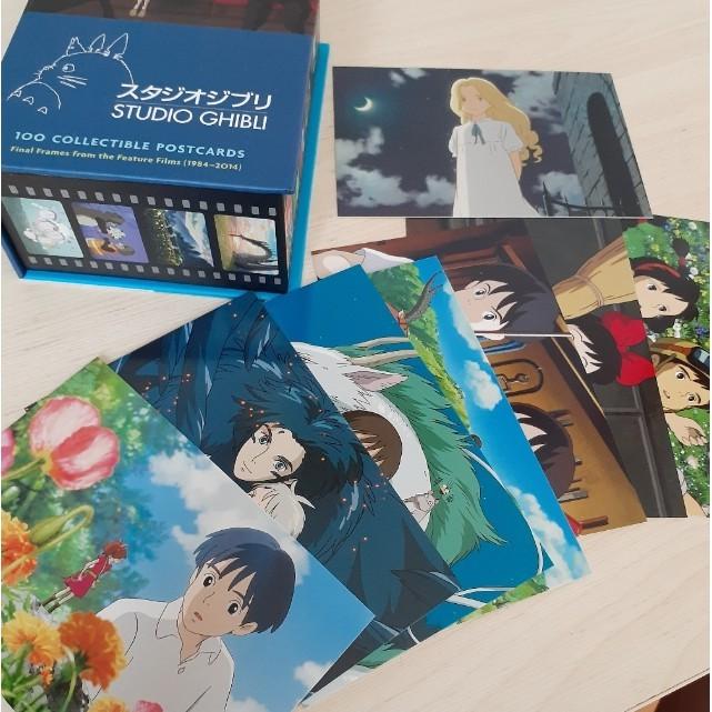 Carousell　Prints　Craft,　Toys,　COLLECTIBLE　POSTCARD　on　STUDIO　Stationery　PC　Art　GHIBLI　Hobbies　100　SET,
