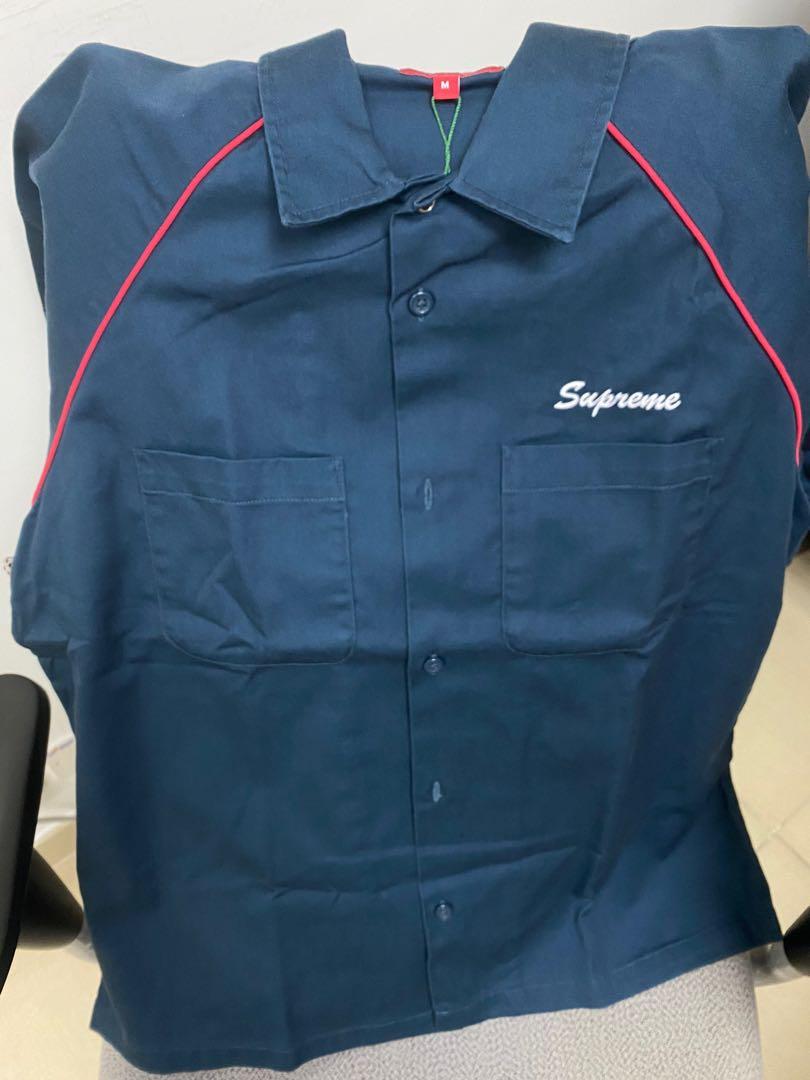 Supreme Fuck Everything S/S Work Shirt Yellow Men's - SS22 - US