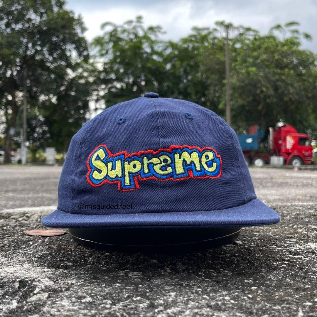 Supreme SS18 Gonz Logo 6 Panel Navy