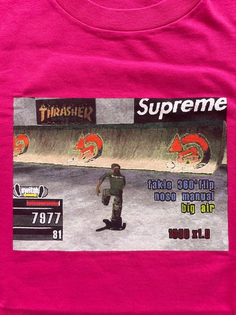 Supreme Thrasher Game Tee Pink