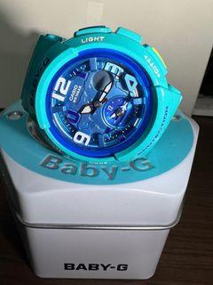 Swatch女錶+【CASIO Baby-G 】海灘旅行系列(BGA-190)