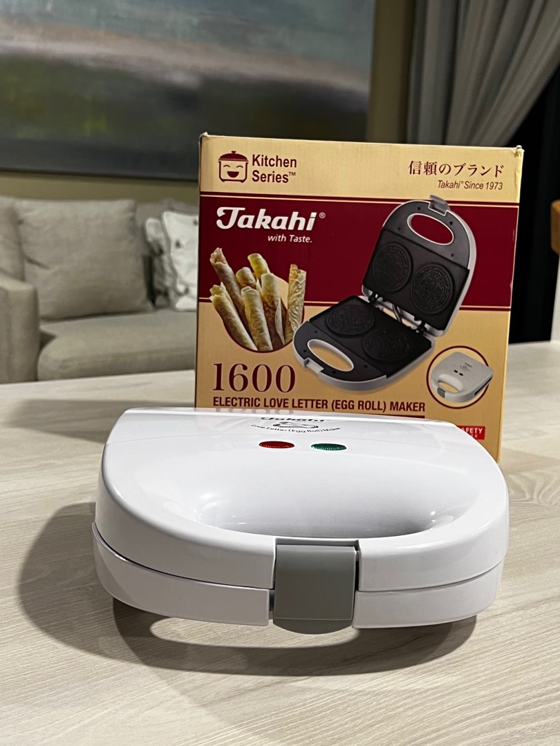 Takahi Electric Love Letter (Egg Roll) Maker, TV & Home Appliances