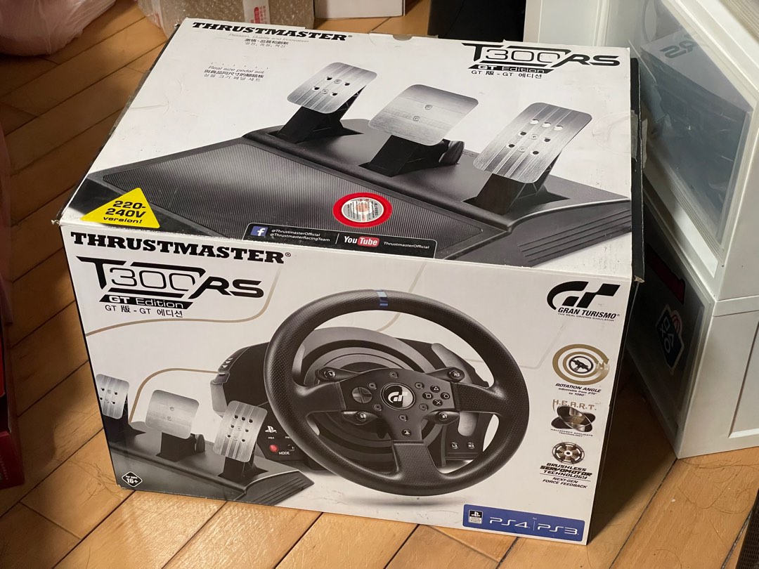 Thrustmaster T300RS GT Edition, GT7 racing wheel, 電子遊戲, 遊戲機配件, 遊戲週邊商品