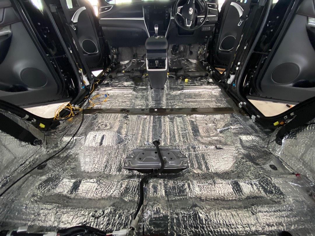 Toyota Harrier Floorboard Soundproofing, Car Accessories, Accessories on Carousell