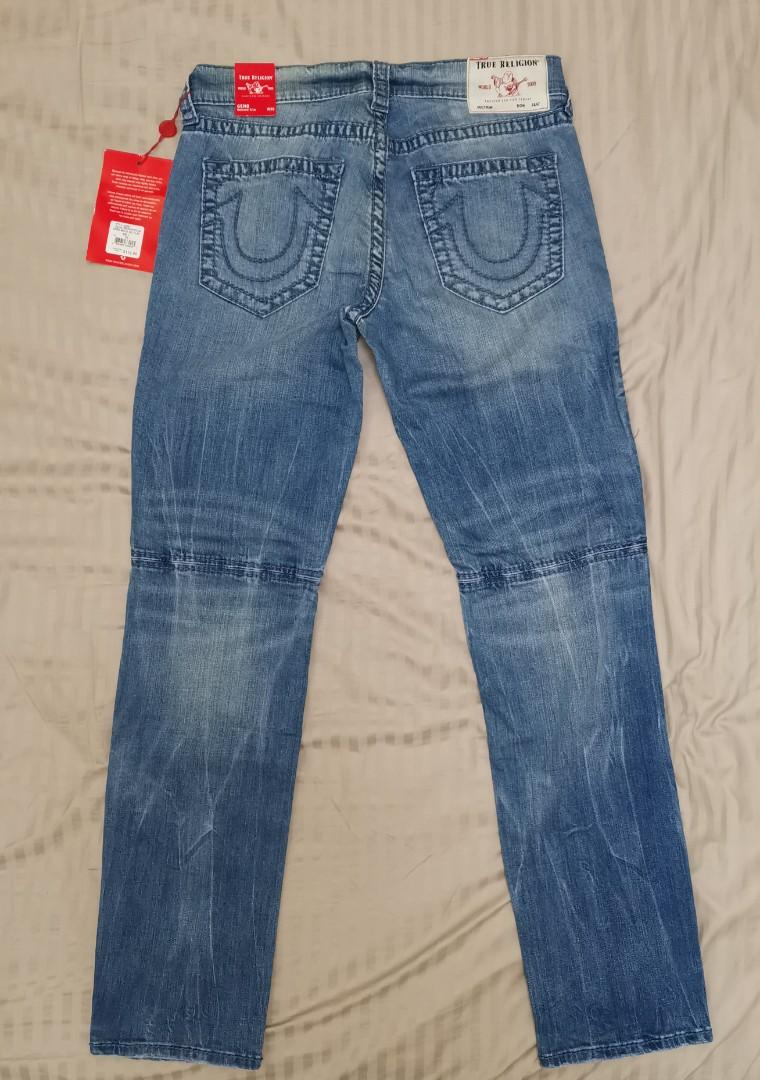 TRUE RELIGION GENO | Moto Big T No Flap Jeans, Men's Fashion, Bottoms ...