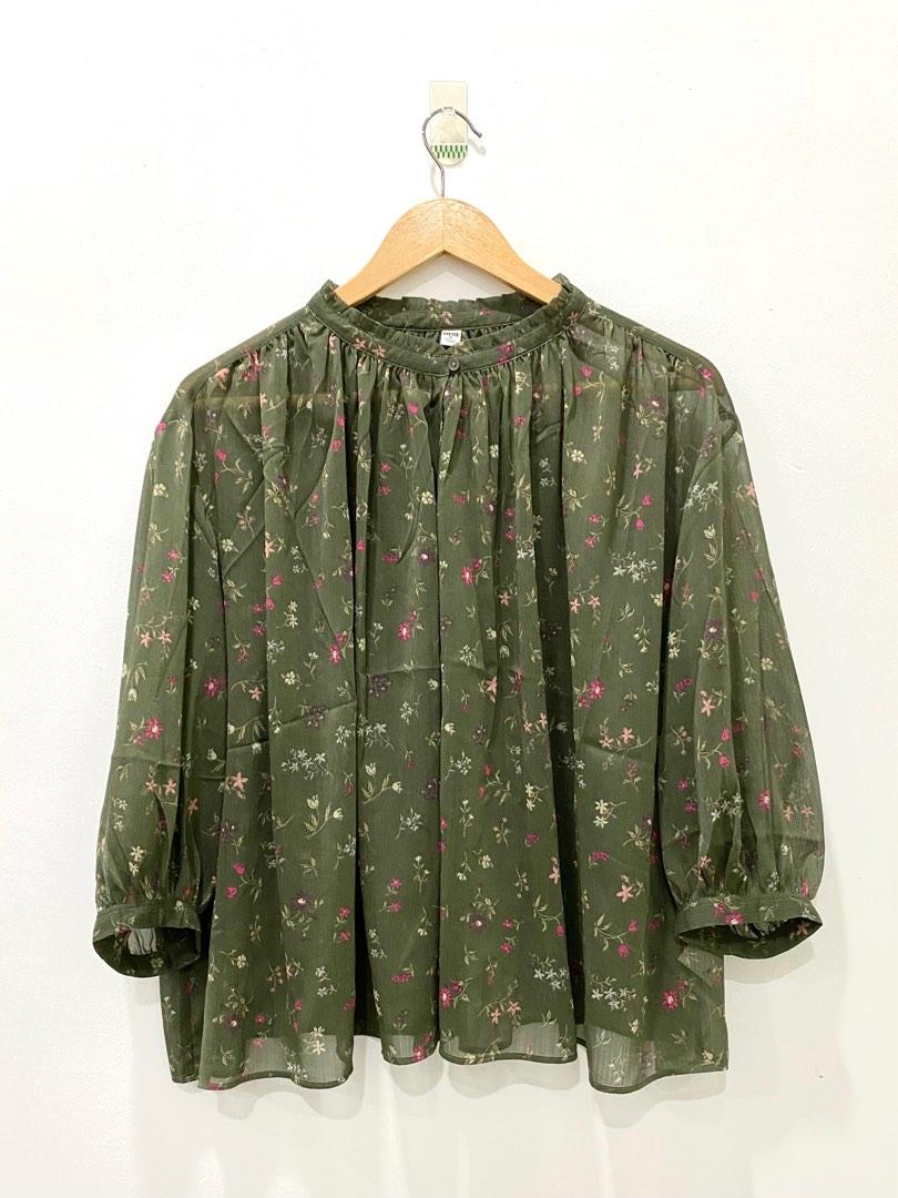 FLORAL BLOUSES, Women's Fashion, Tops, Blouses on Carousell