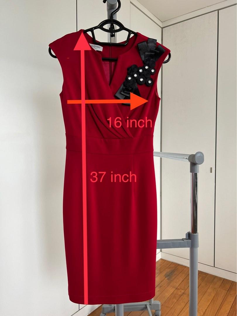 Red on sale dress valentino