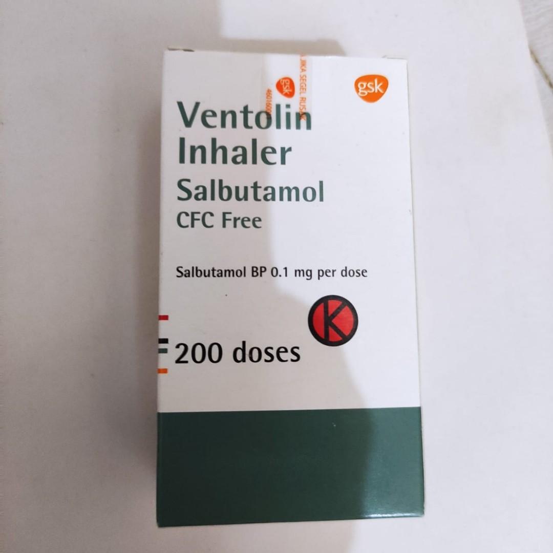 Ventolin Inhaler Salbutamol 200doses BARU!, Serba Serbi, Others di