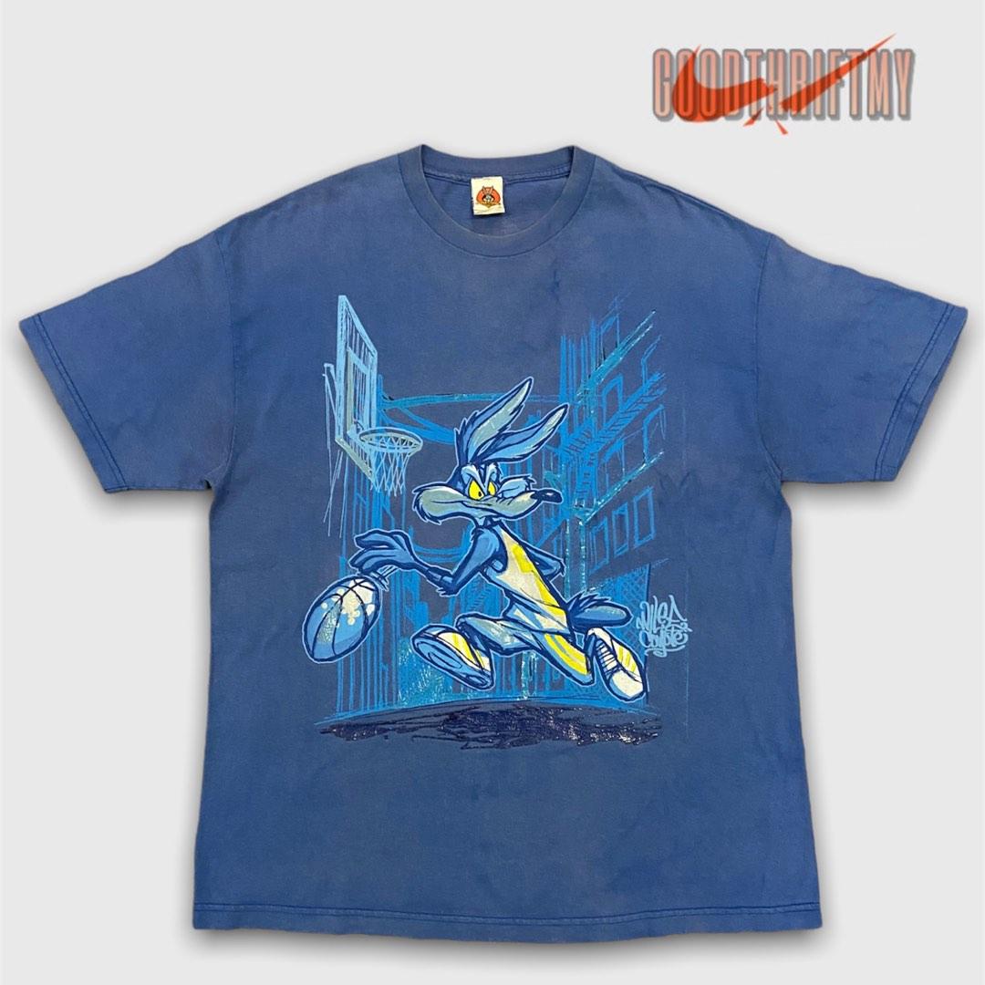 Vintage Looney Tunes Wile E Coyote Tee, Men's Fashion, Tops & Sets