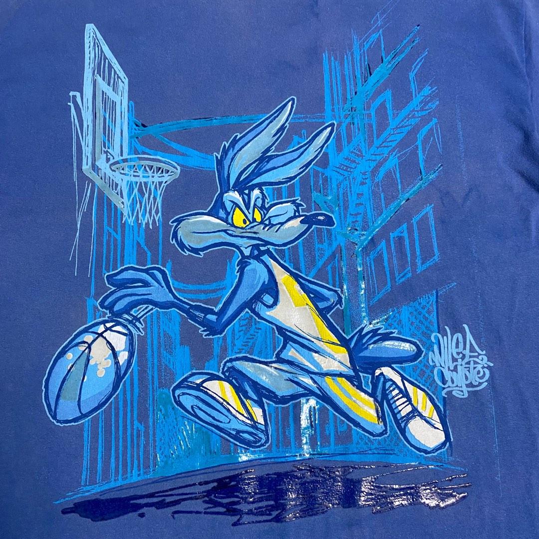 Vintage Looney Tunes Wile E Coyote Tee, Men's Fashion, Tops & Sets