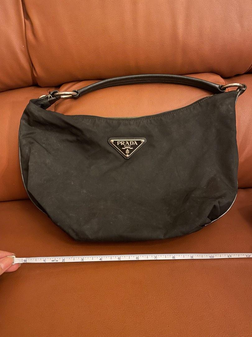 Vintage Prada Hobo Bag Nylon, Luxury, Bags & Wallets on Carousell