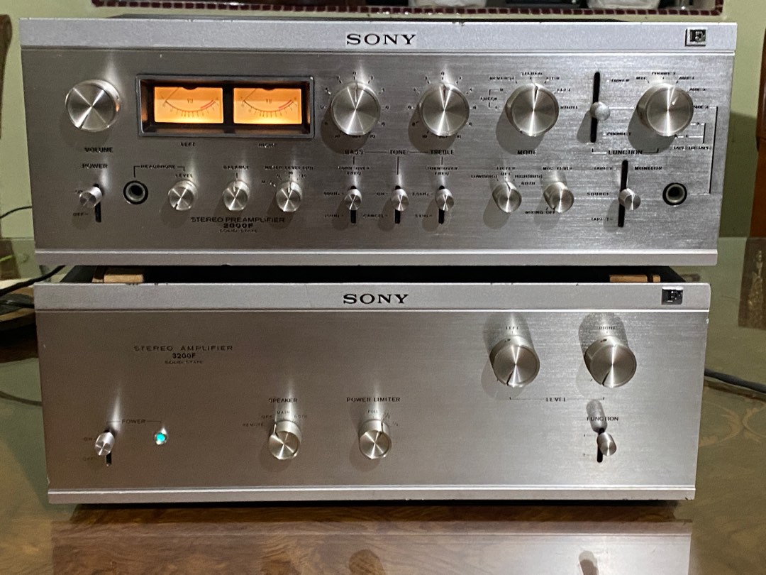 Vintage Sony TA 3200F & 2000F pre n power