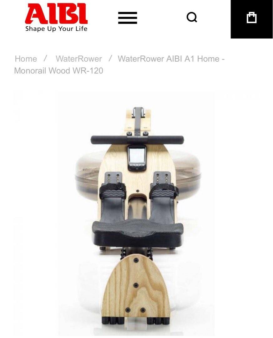 WATERROWER AIBI A1 HOME - MONORAIL WOOD WR-120, Sports Equipment ...