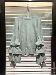 Woman Crewneck Sweater Umpak Abu Grey Jaket