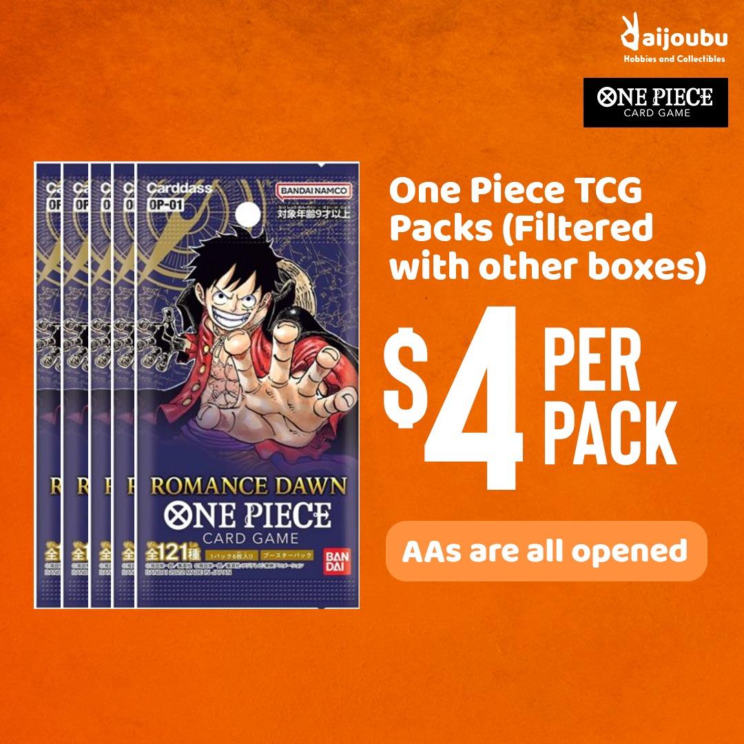Wts One Piece Tcg Booster Packs Filtered Hobbies Toys Toys Games On Carousell