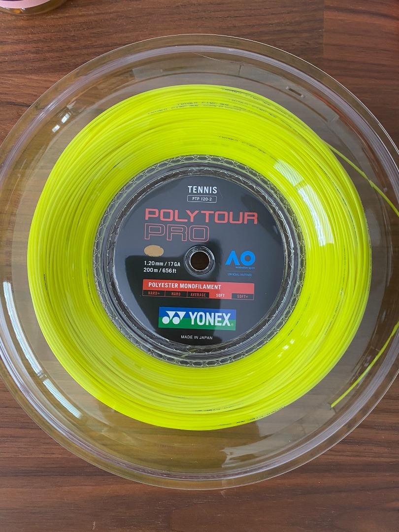 Yonex Poly Tour Pro tennis restringing, Sports Equipment, Sports & Games,  Racket & Ball Sports on Carousell
