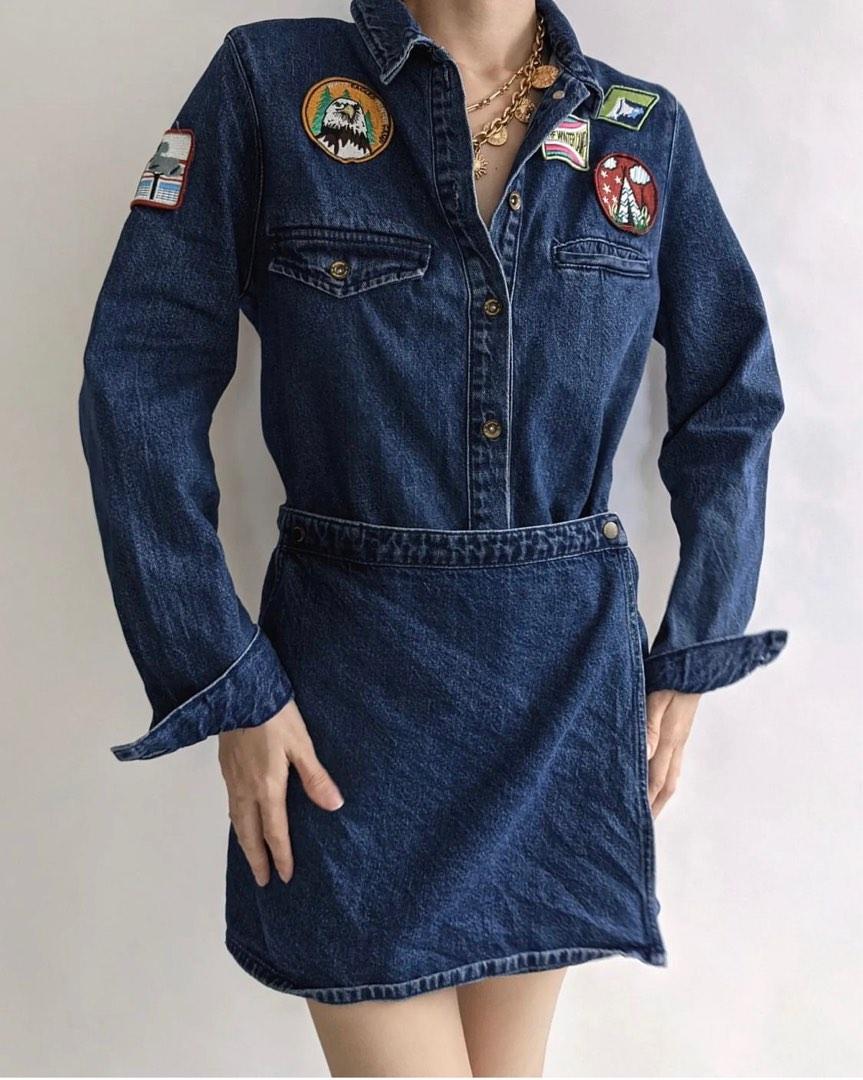 ZARA Denim Patchwork Romper (Category: Dresses) located in Angeles City. Submitted by hearthighway (Listing ID 1182041756, Image 1). Description: .
