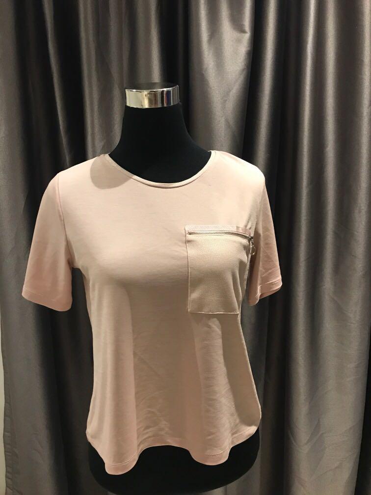 Zara Pink Pocket Shirt (Category: Blouses) located in Quezon City. Submitted by cvolshop (Listing ID 1182043731, Image 2). Description: Actual Photos Negotiable.