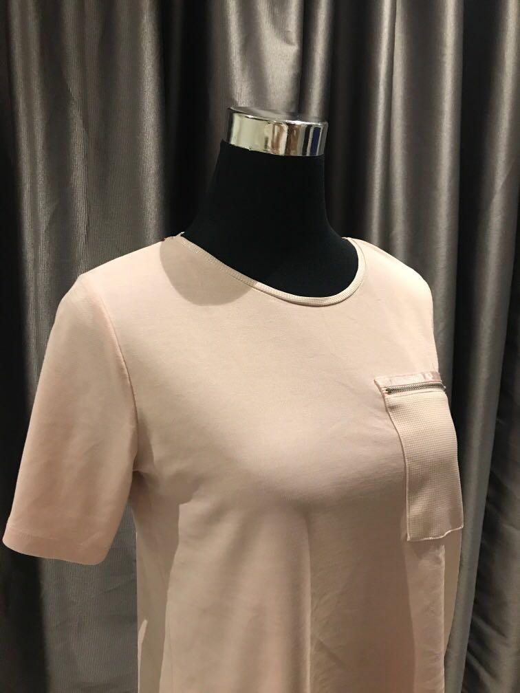 Zara Pink Pocket Shirt (Category: Blouses) located in Quezon City. Submitted by cvolshop (Listing ID 1182043731, Image 1). Description: Actual Photos Negotiable.