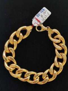 18K Saudi Gold chunky men's bracelet