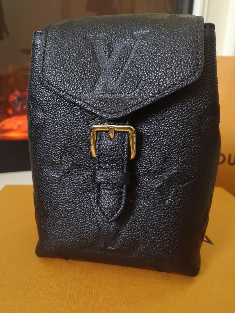 2022 BNIB Louis Vuitton Tiny Backpack in Monogram Black Empreinte