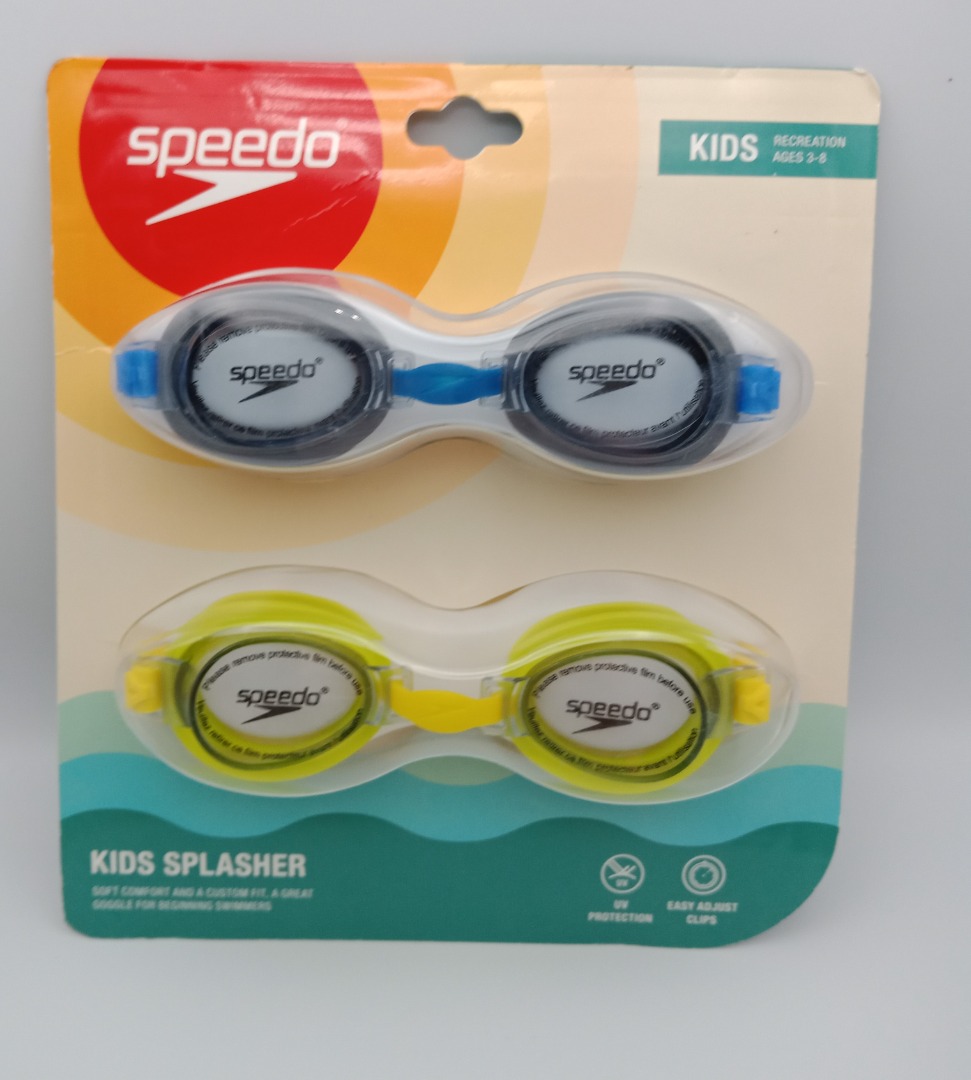 Free Shipping NEW 3 Pack Of goggles SPEEDO SWIM GOGGLES Junior Kiwa 