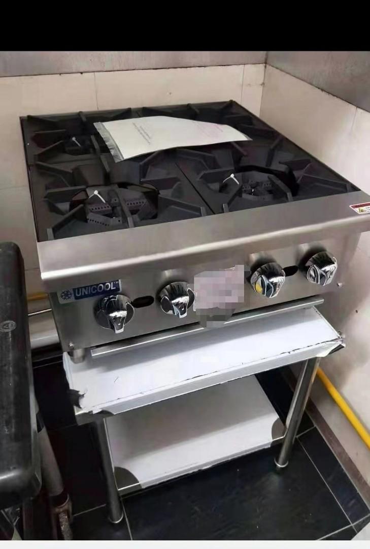 kitchen stove with flat top