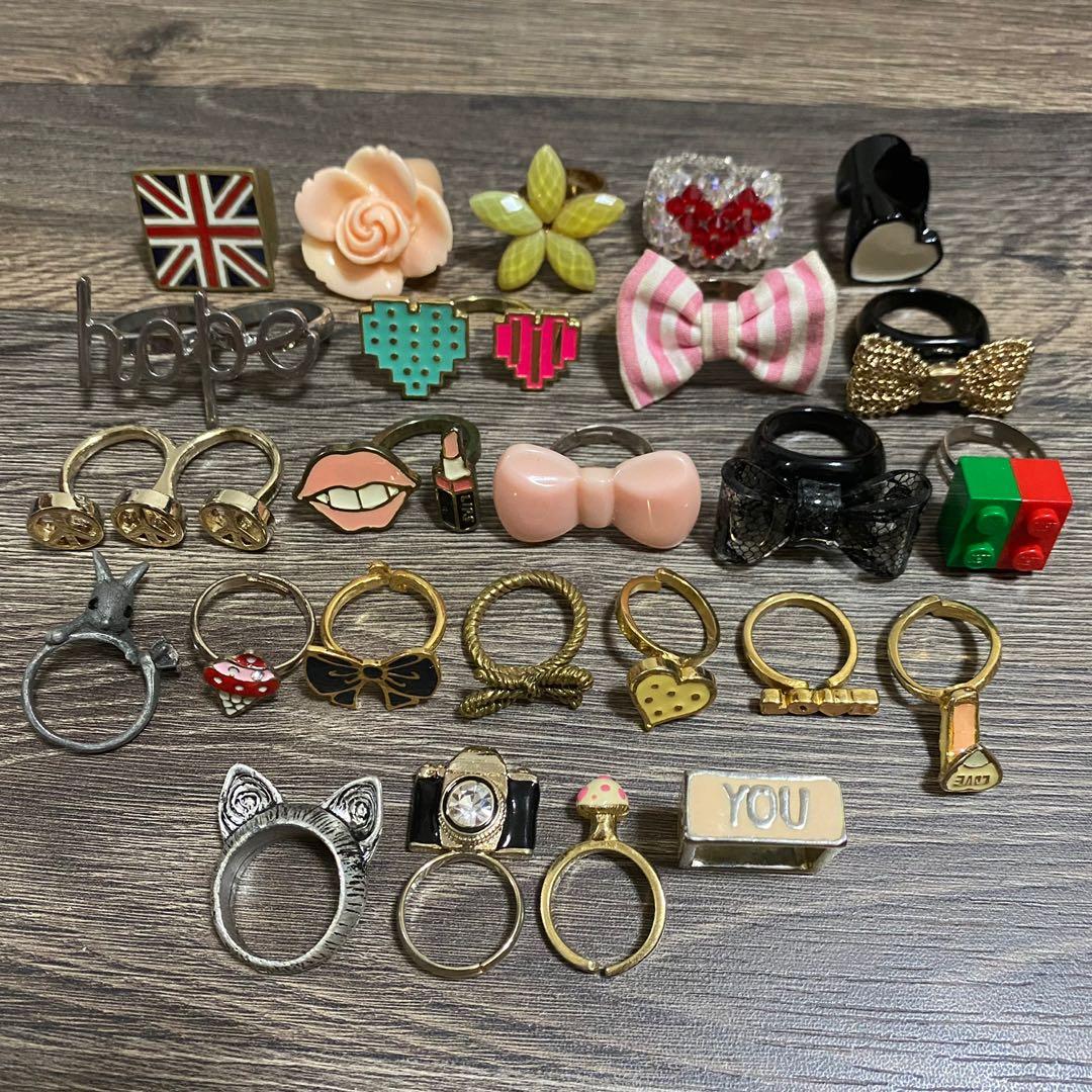 Cute adjustable rings outlet