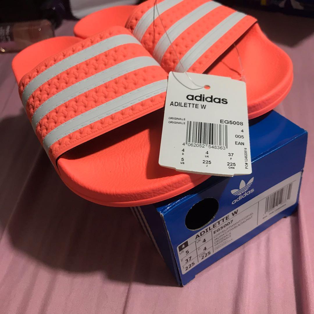 adidas adilette neon
