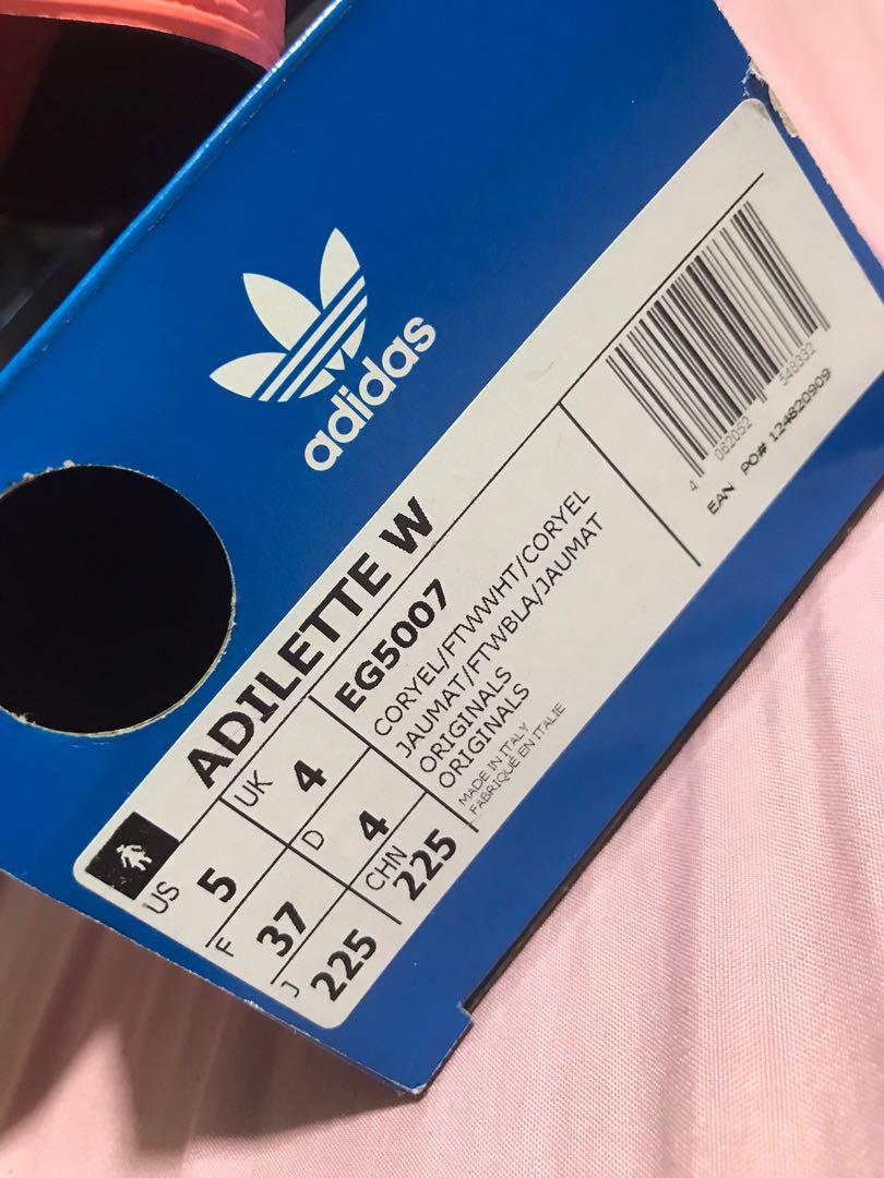 adidas adilette neon