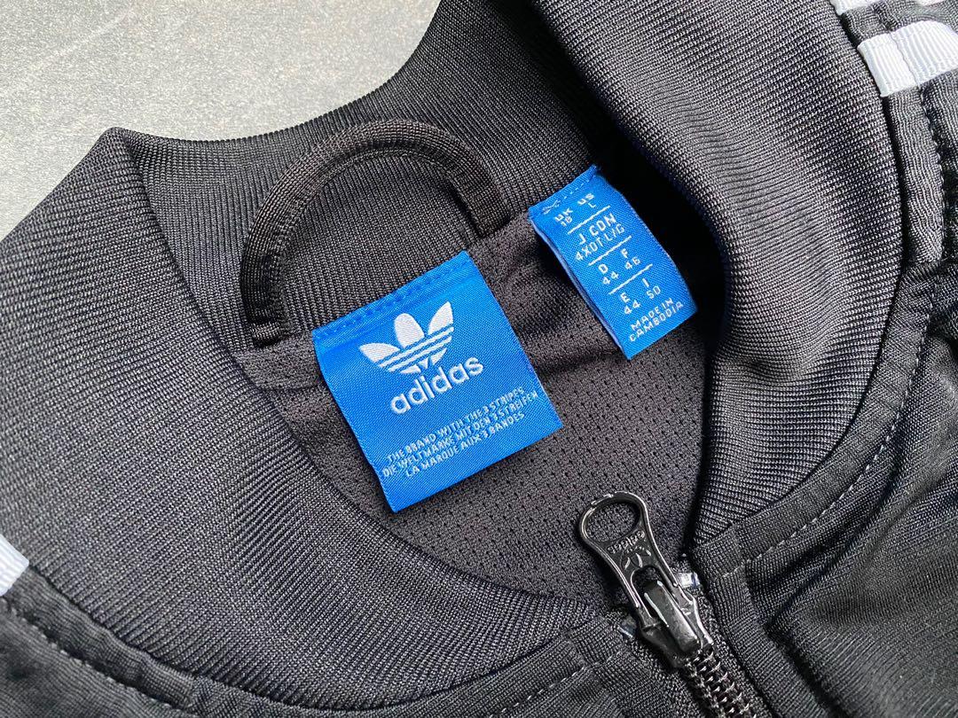 Adidas classic authentic track jacket size US L D 44