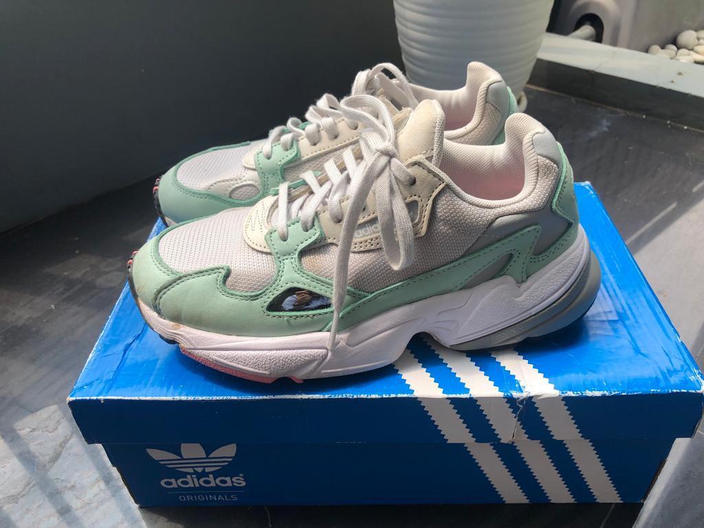 Adidas falcon easy green store