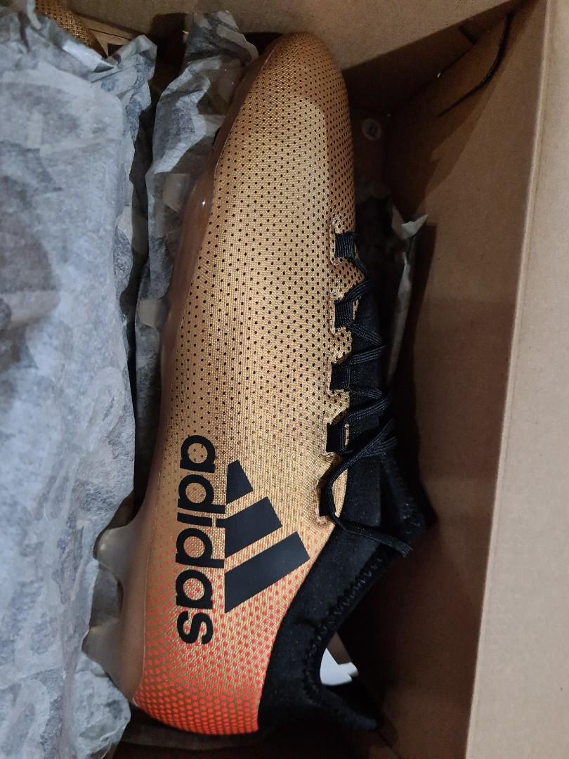 Adidas football boots X 17.2 FG gold version