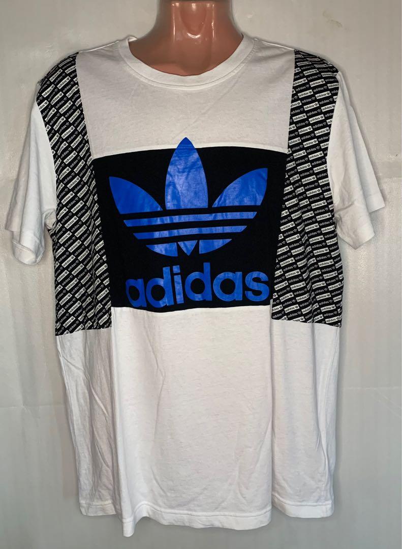 Adidas Originals Big Logo Colorblocking T-Shirt, Men's Fashion, Tops ...
