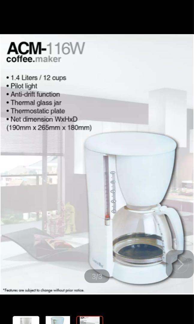 American Home Coffee Maker, TV & Home Appliances, Kitchen Appliances