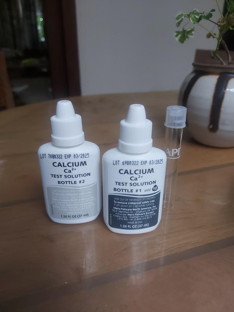 API Calcium Test Kit (Category: Homes & Other Pet Accessories) located in Makati City. Submitted by csupply (Listing ID 1176545284, Image 1). Description: API Calcium Test Kit with 1 Test Tube Unused expiry March 2025 RFS: I dont have a salwater tank Item Location: Makati Shipping Via Lalamove or Grab.
