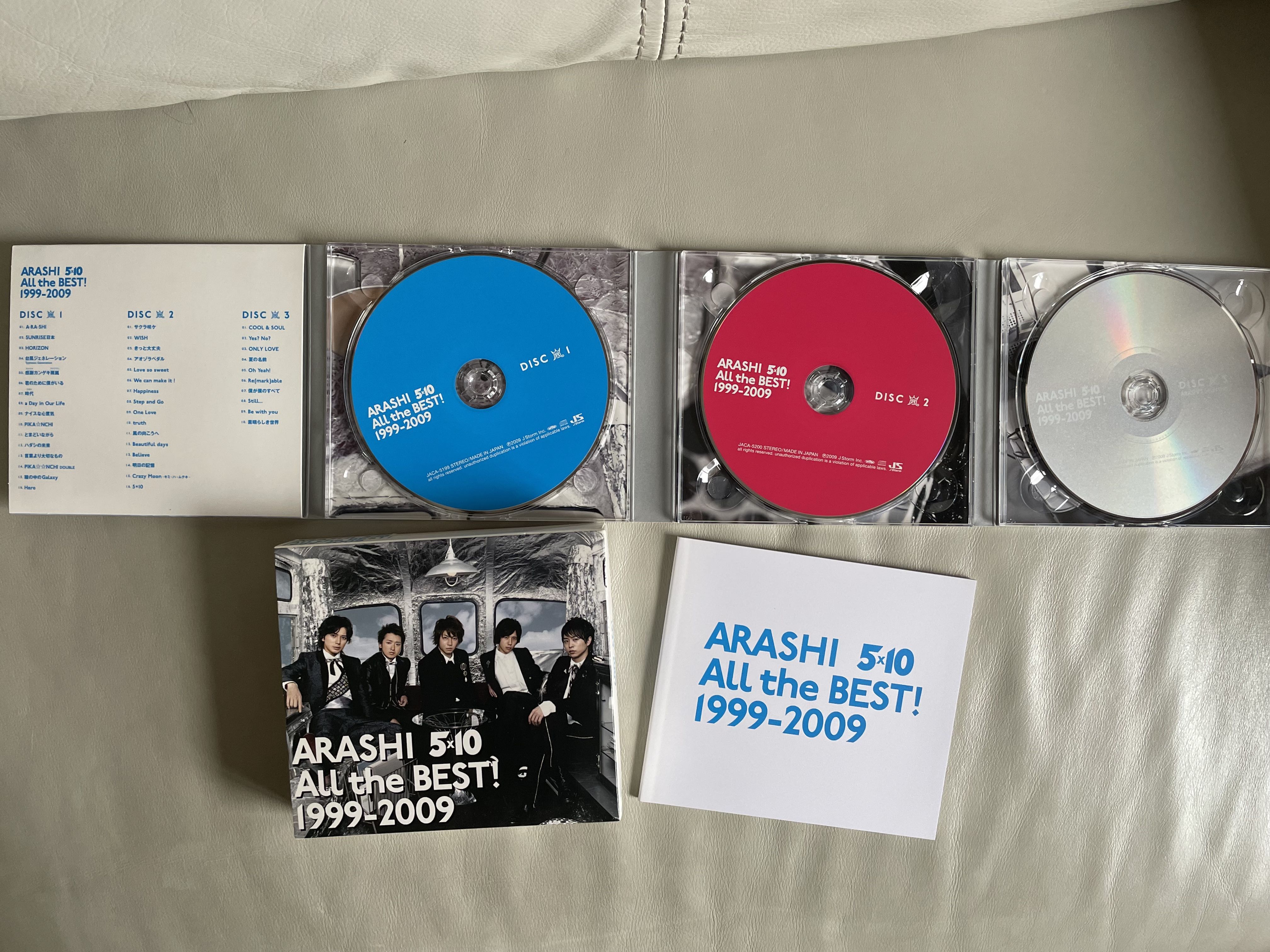 嵐ARASHI 5x10 All the Best! 1999-2009 日版CD (3 DISCS), 興趣及遊戲